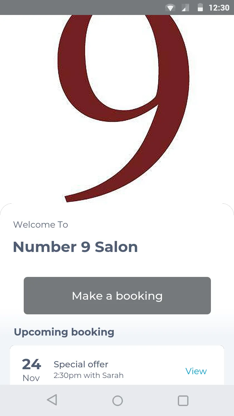 Number 9 Salon | Indus Appstore | Screenshot