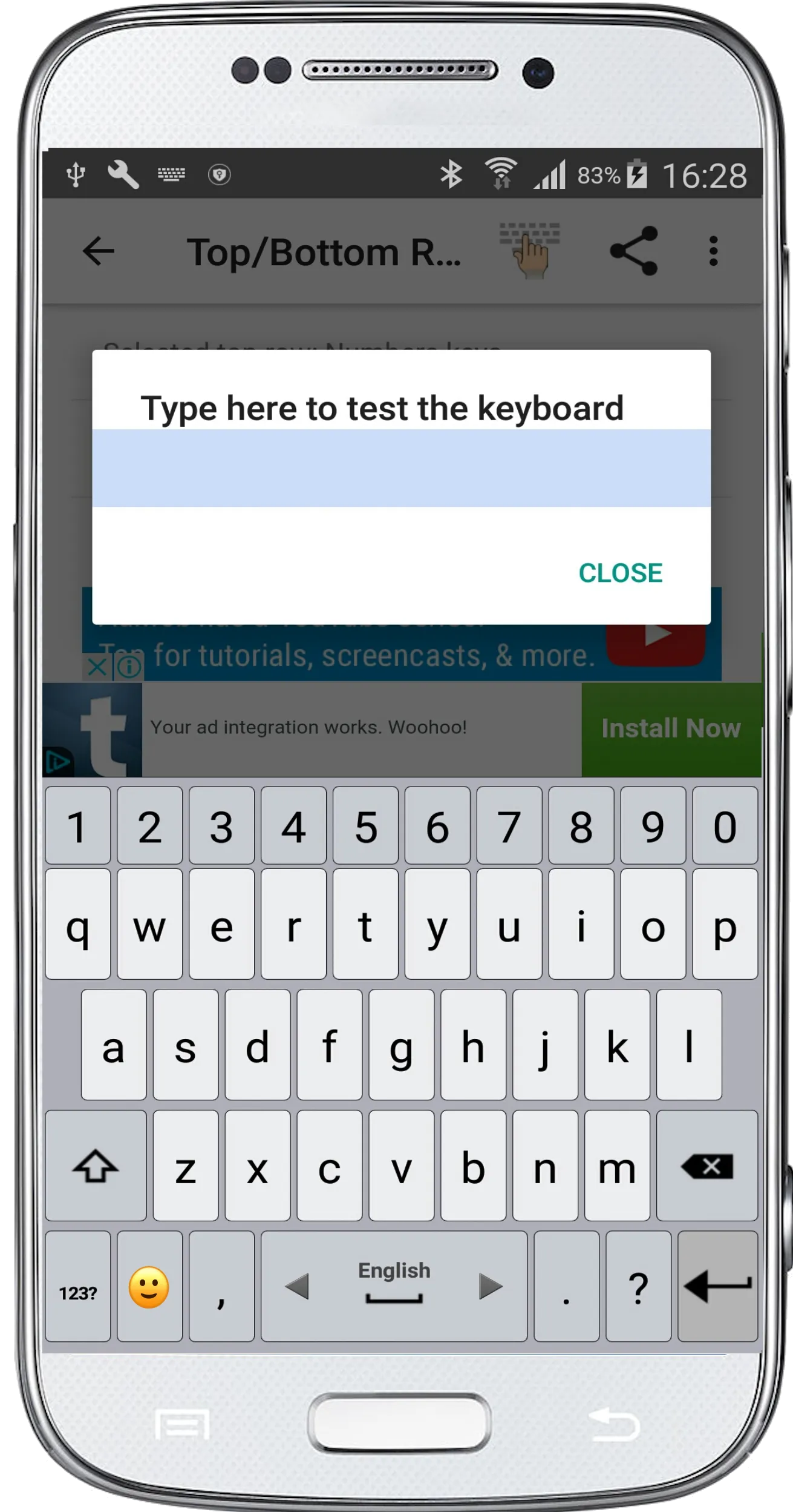 Classic Big Keyboard | Indus Appstore | Screenshot