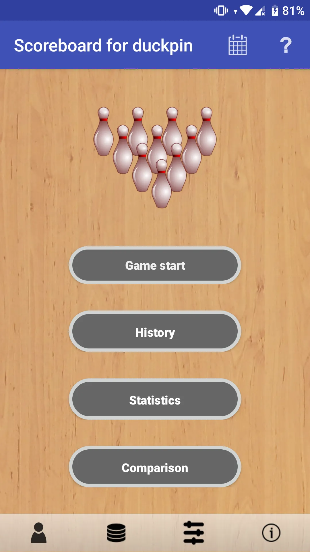 Duckpin / candlepin scoreboard | Indus Appstore | Screenshot