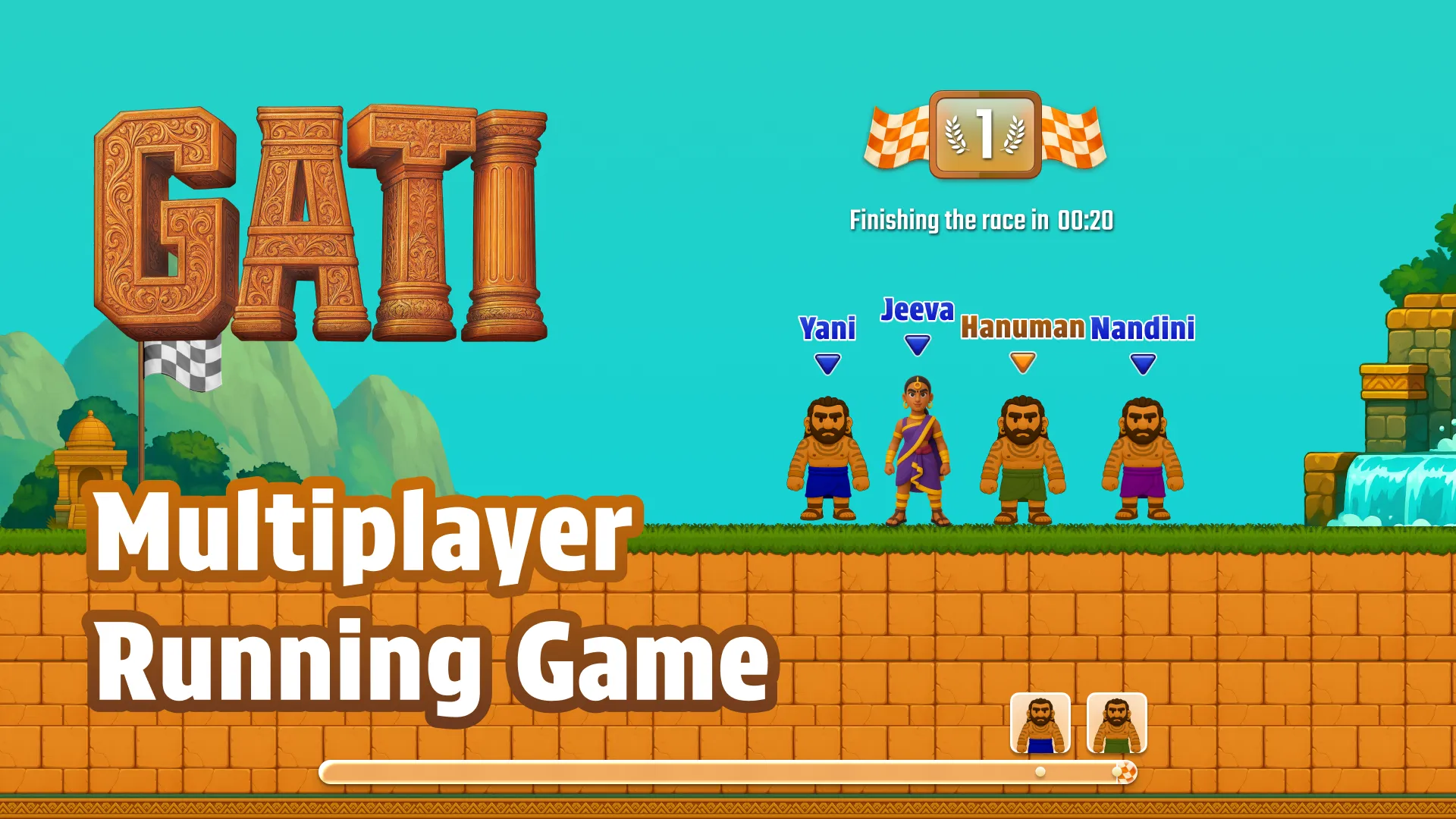 Gati: Multiplayer Run & Race | Indus Appstore | Screenshot