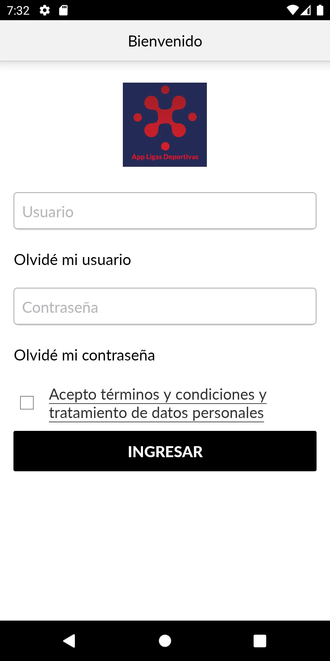 App Ligas Deportivas | Indus Appstore | Screenshot