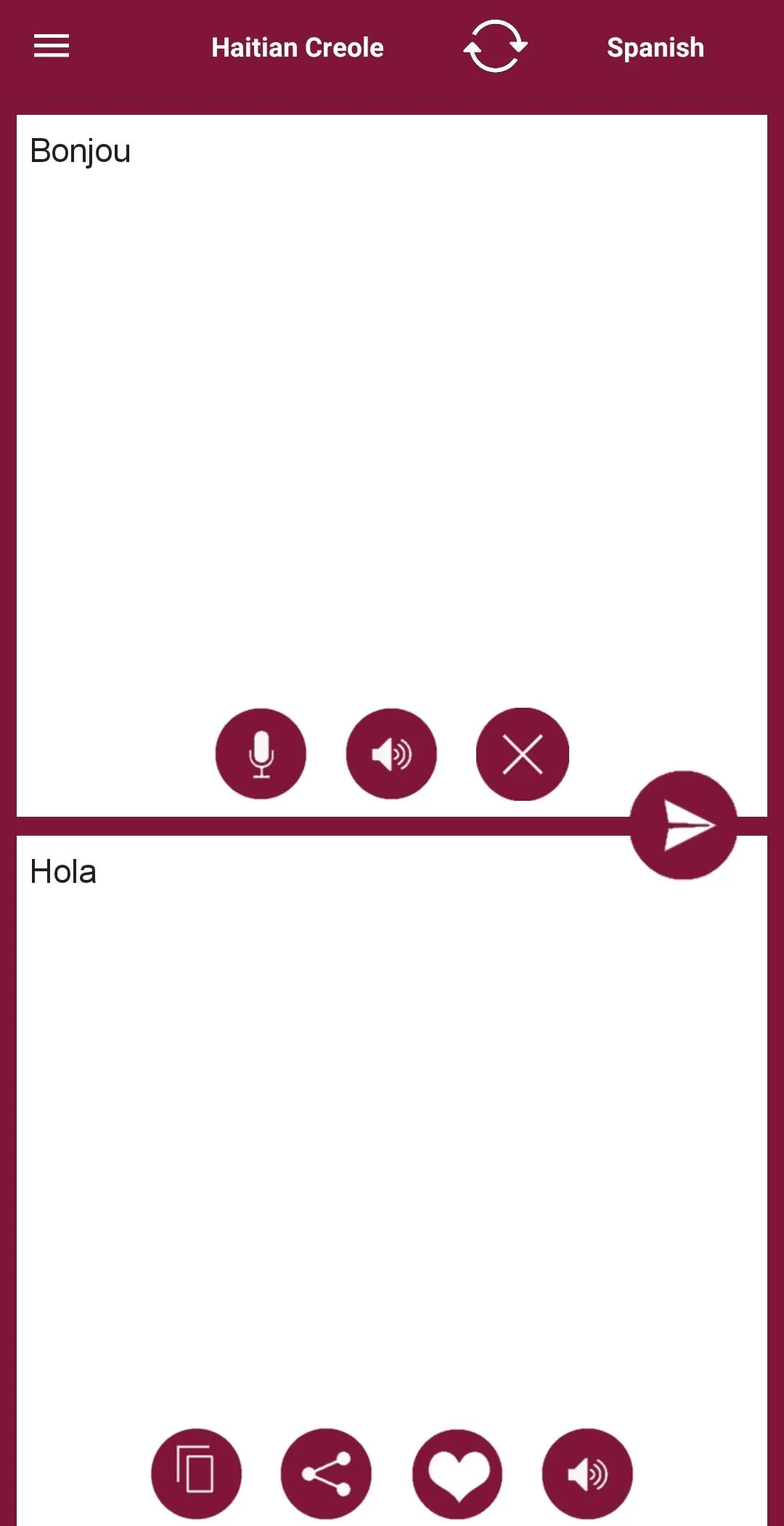 Haitian Creole - Spanish Trans | Indus Appstore | Screenshot