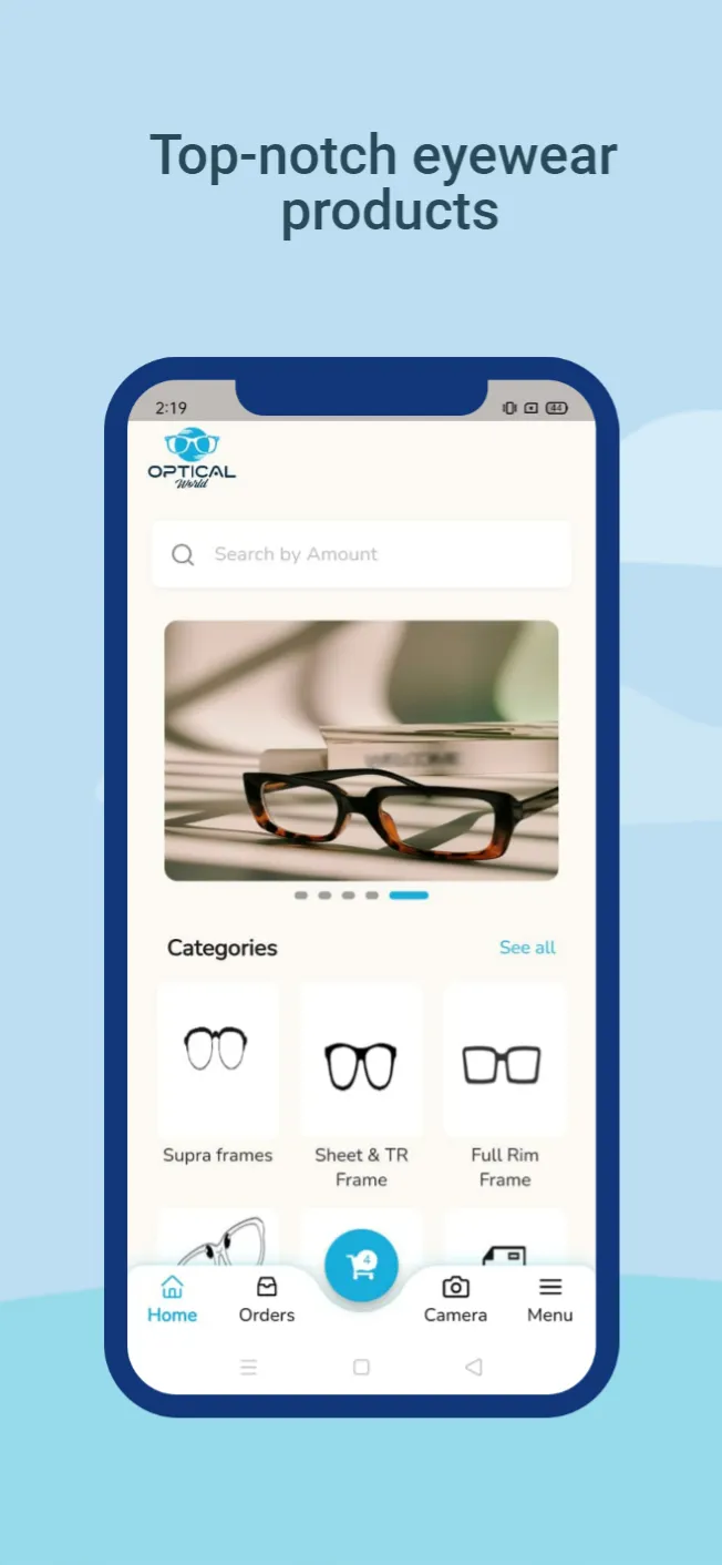 OpticalWorld-B2B Ecommerce App | Indus Appstore | Screenshot