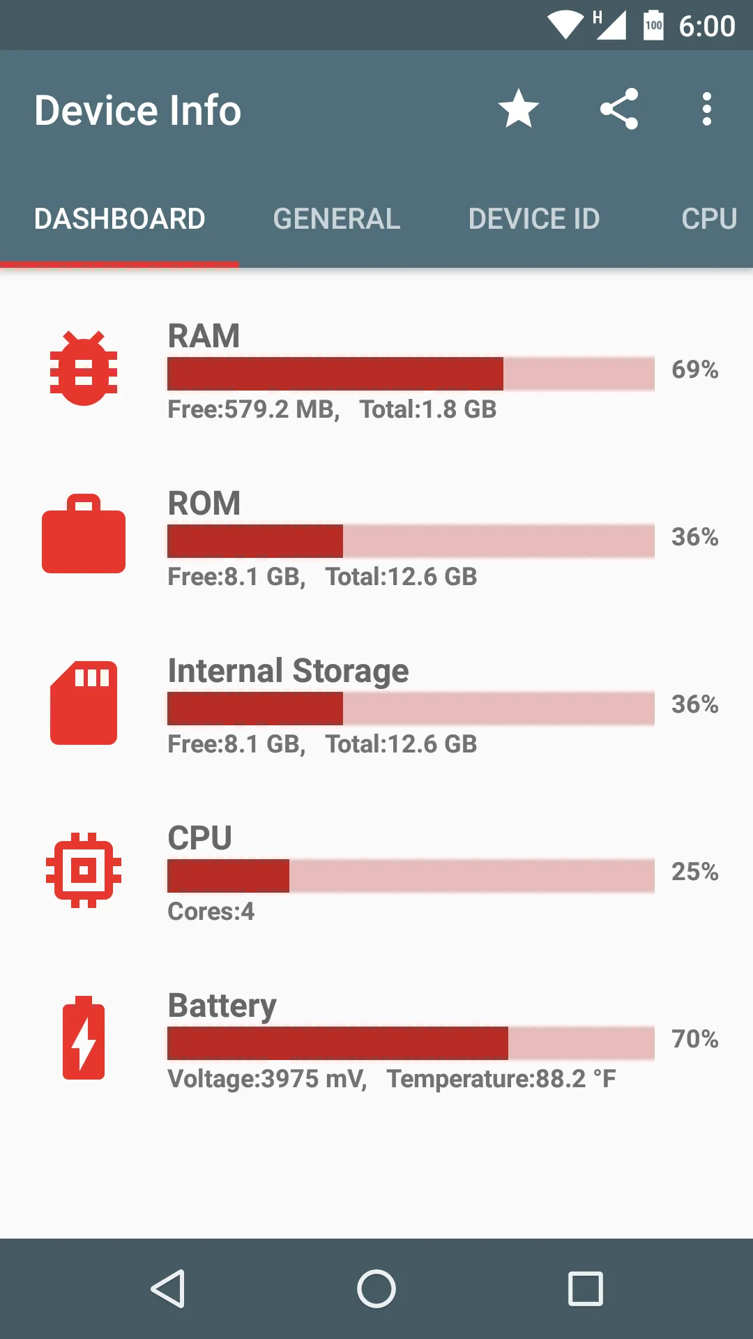 Device Info | Indus Appstore | Screenshot