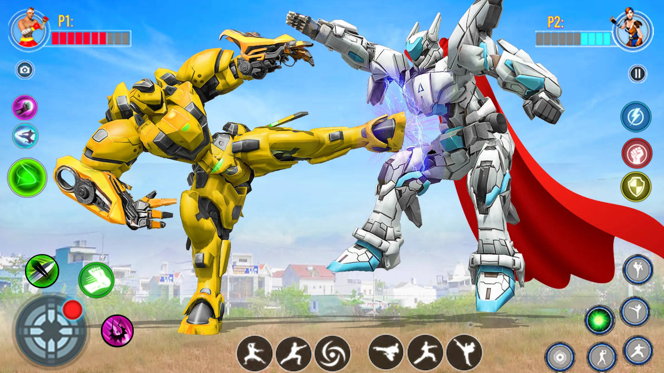 Robot Kung Fu Fighting Games | Indus Appstore | Screenshot