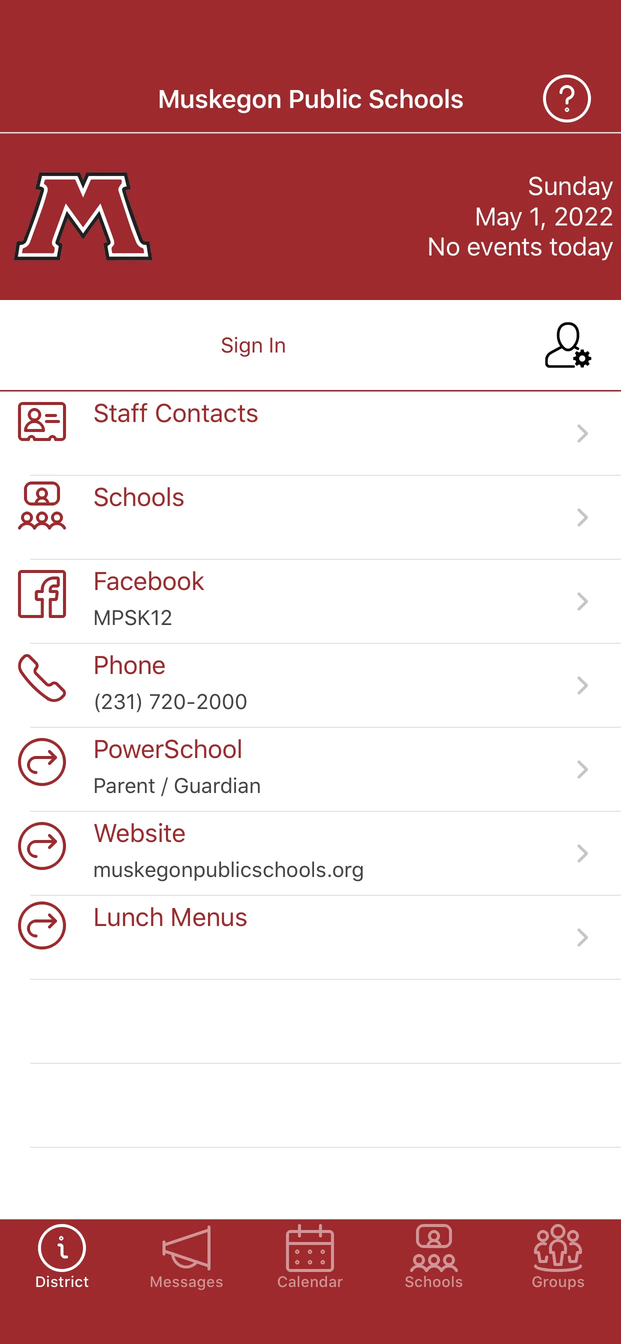 Muskegon Public Schools | Indus Appstore | Screenshot