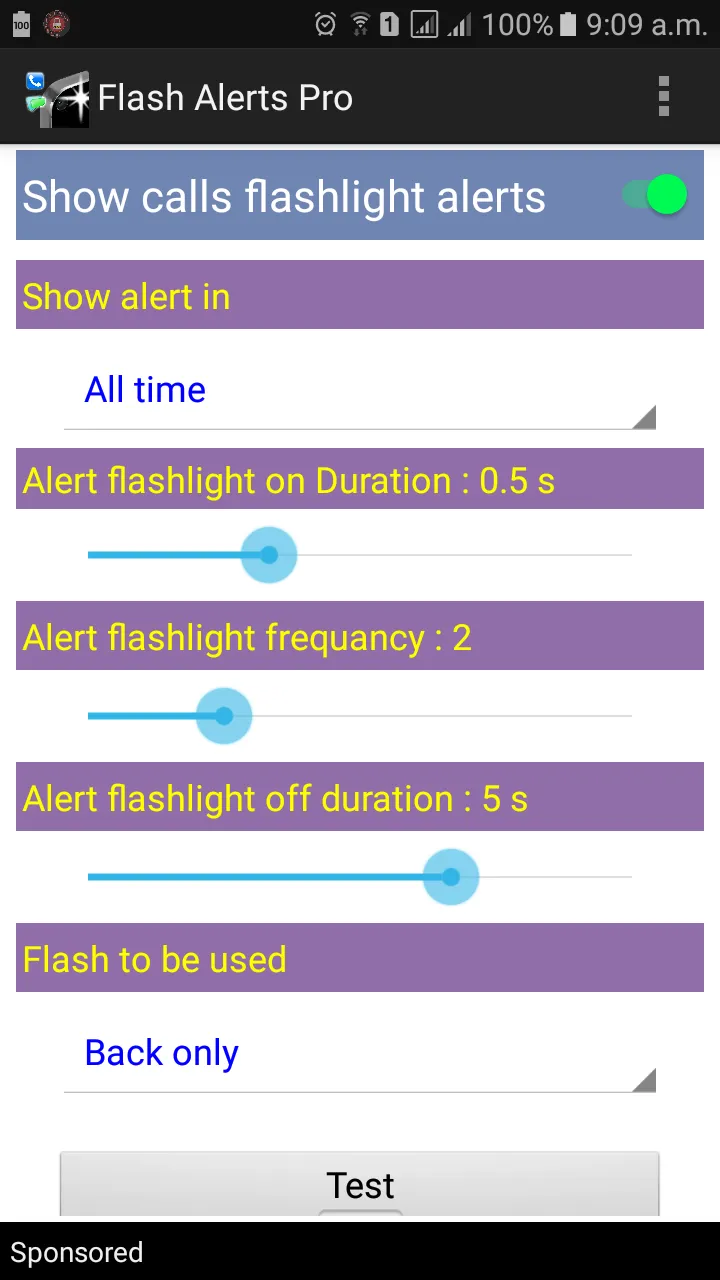 Flash Alerts Pro | Indus Appstore | Screenshot