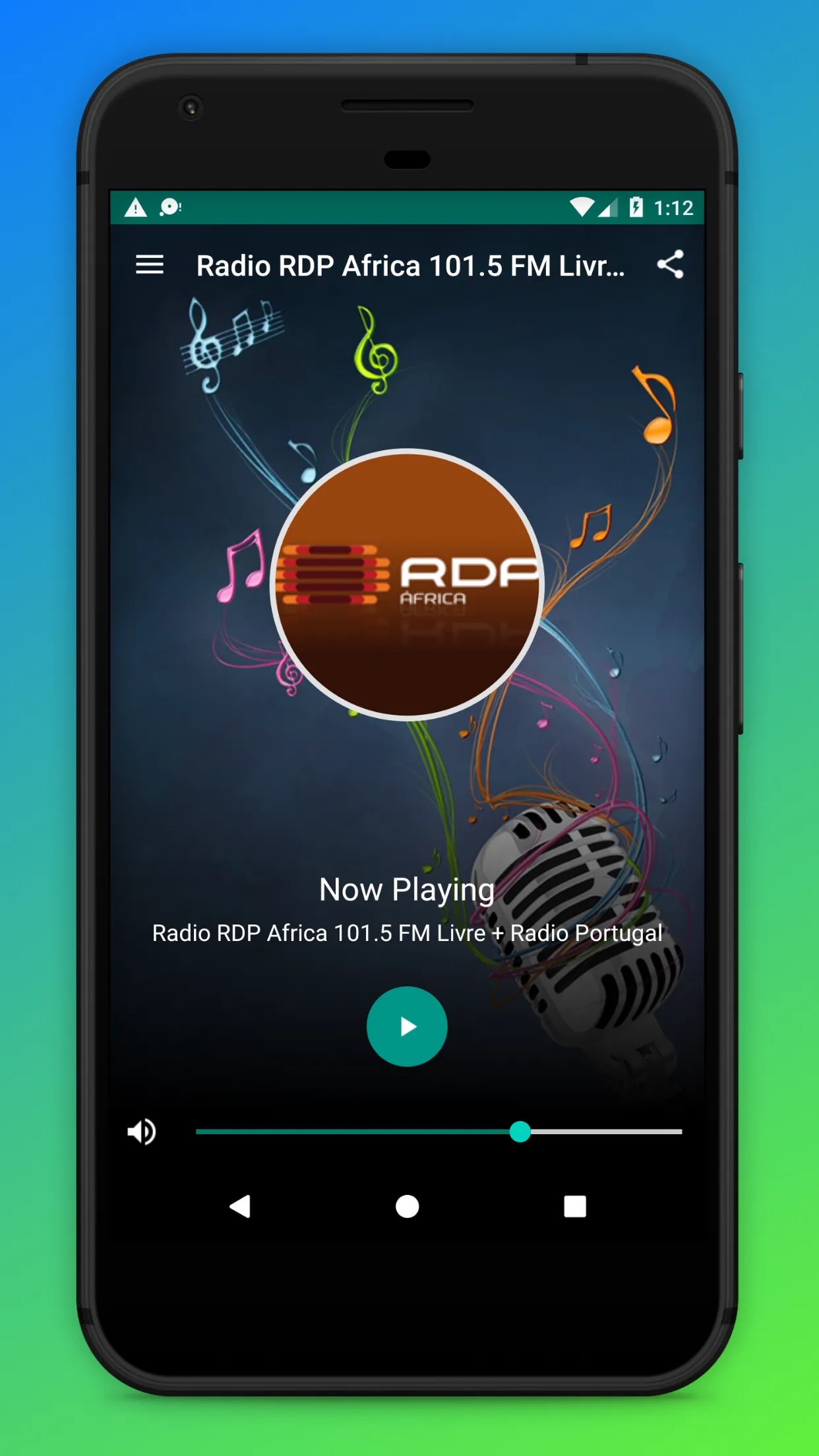 Radio RDP Africa 101.5 FM App | Indus Appstore | Screenshot