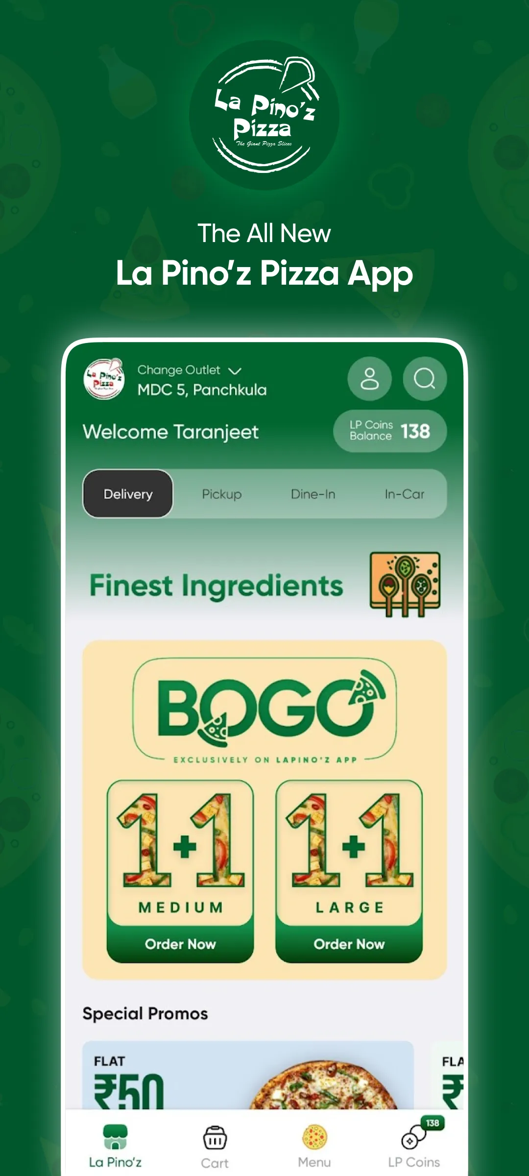 La Pino'z - Order Pizza Online | Indus Appstore | Screenshot