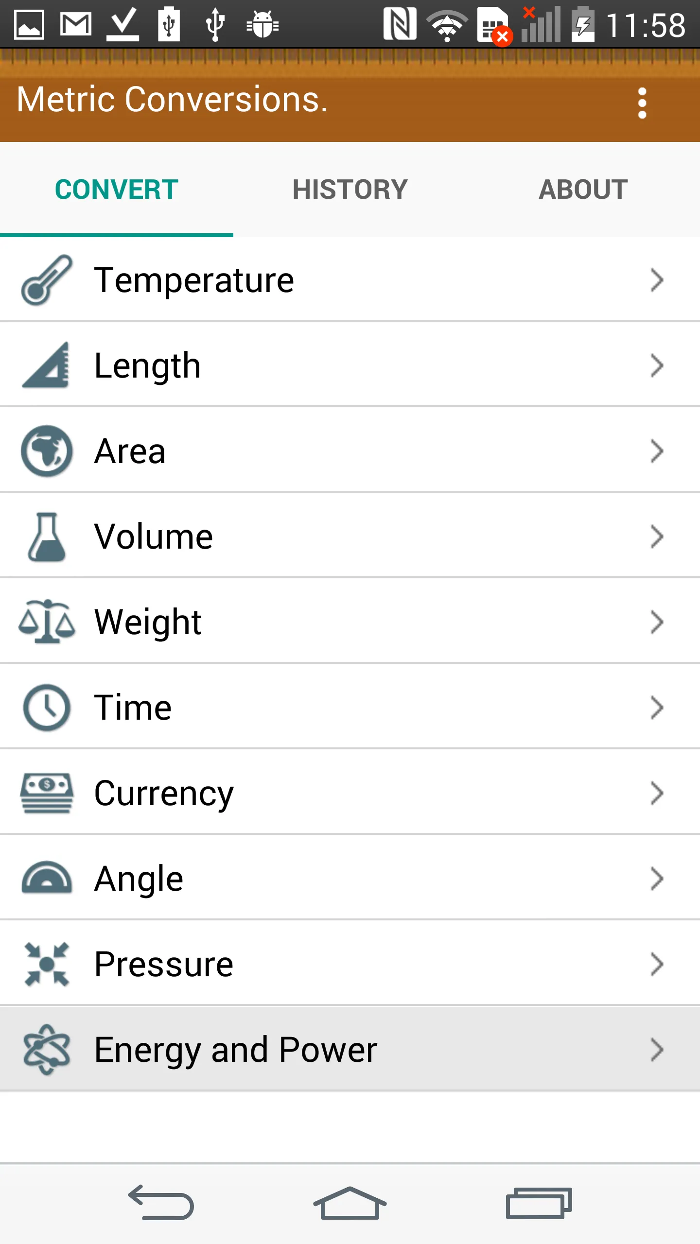 Metric Conversions | Indus Appstore | Screenshot
