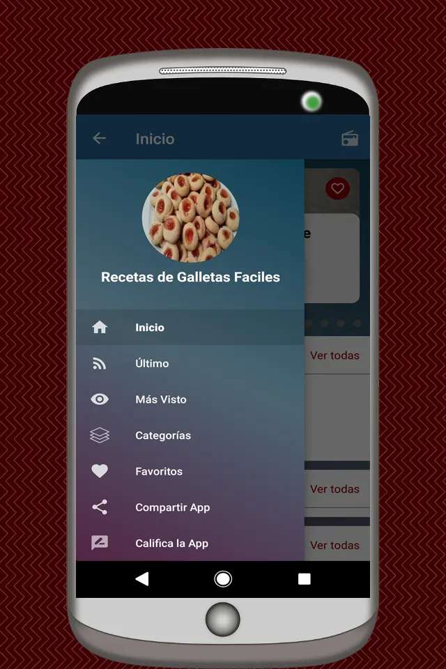 Recetas de Galletas Caseras | Indus Appstore | Screenshot