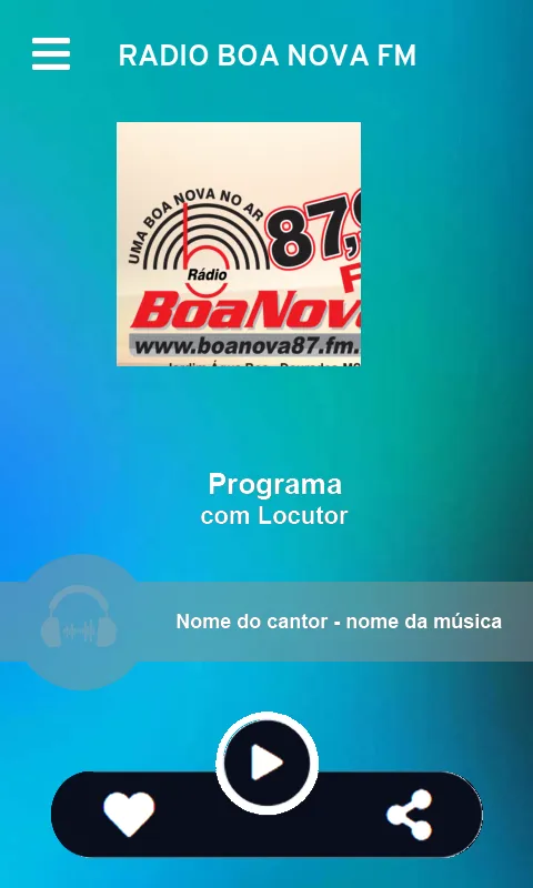 RADIO BOA NOVA FM | Indus Appstore | Screenshot