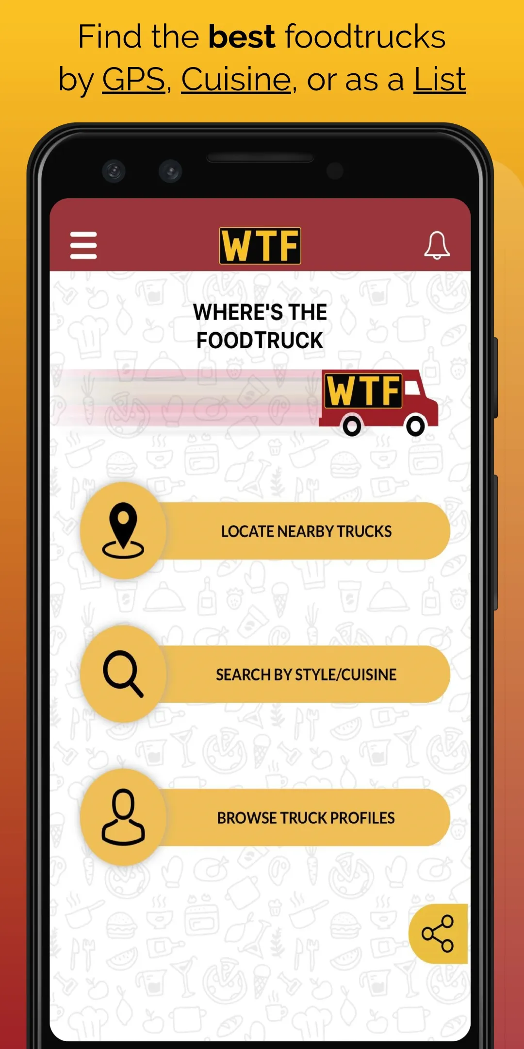 Foodies- Where's The Foodtruck | Indus Appstore | Screenshot