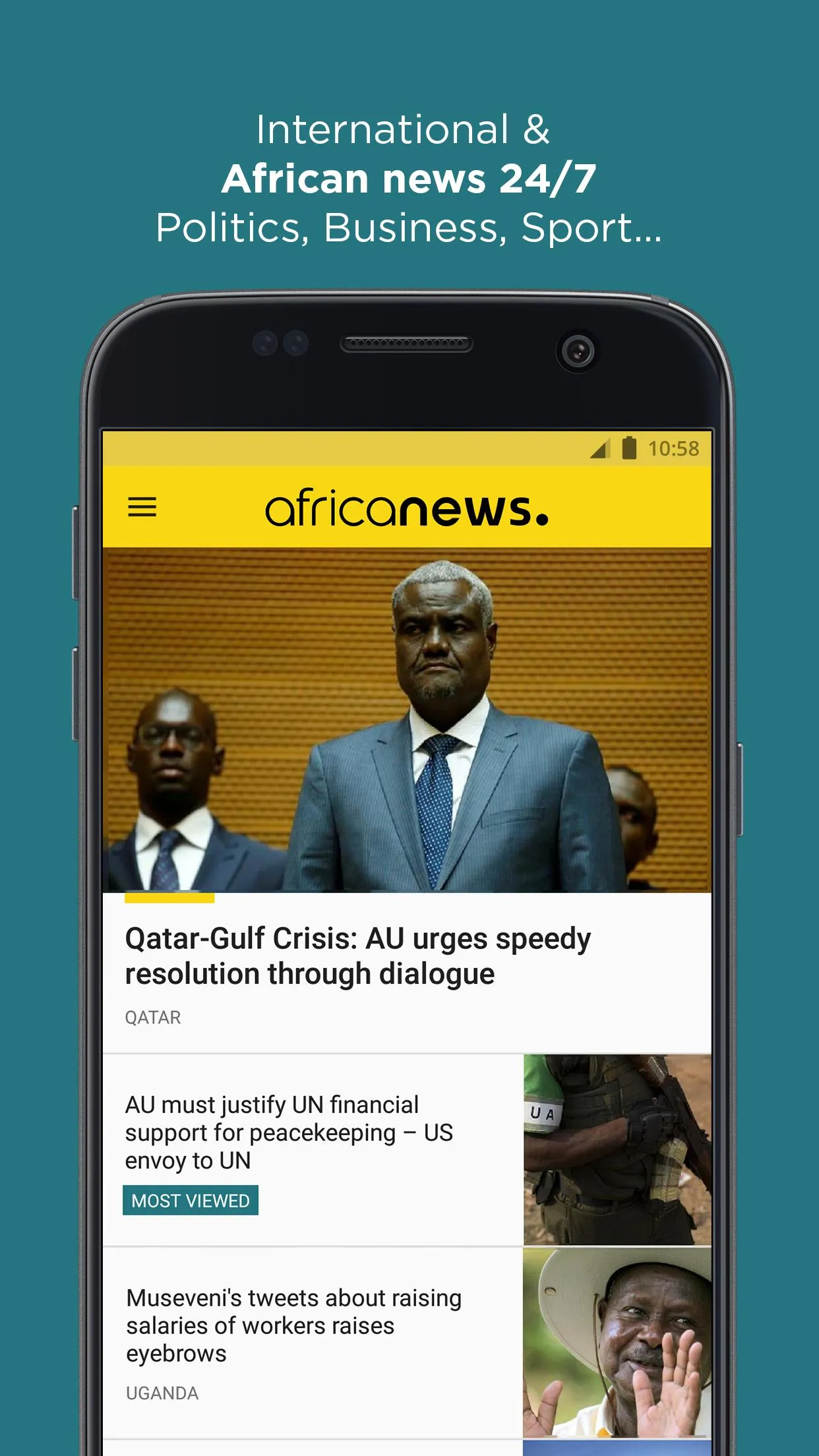 Africanews - Daily & Breaking  | Indus Appstore | Screenshot