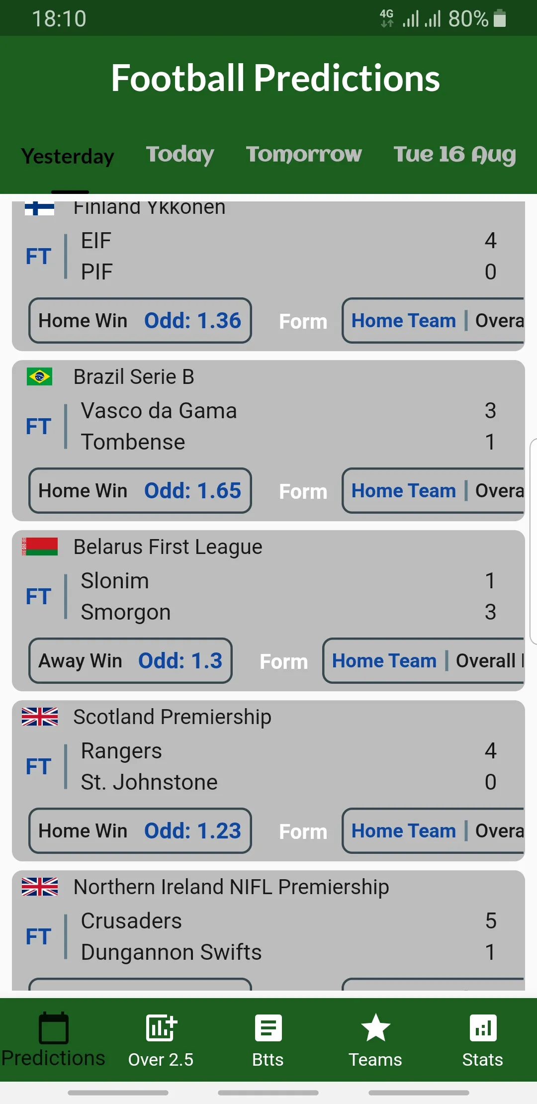 Football Predictions | Indus Appstore | Screenshot