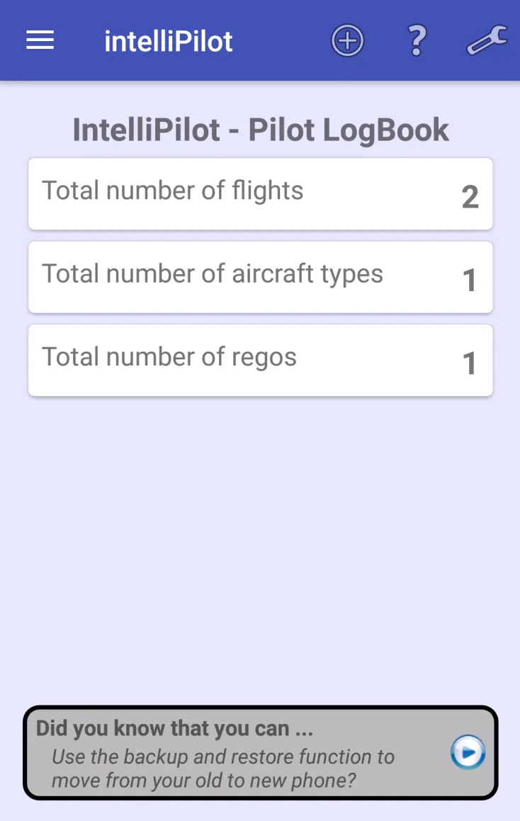 intelliPilot - Pilot LogBook | Indus Appstore | Screenshot