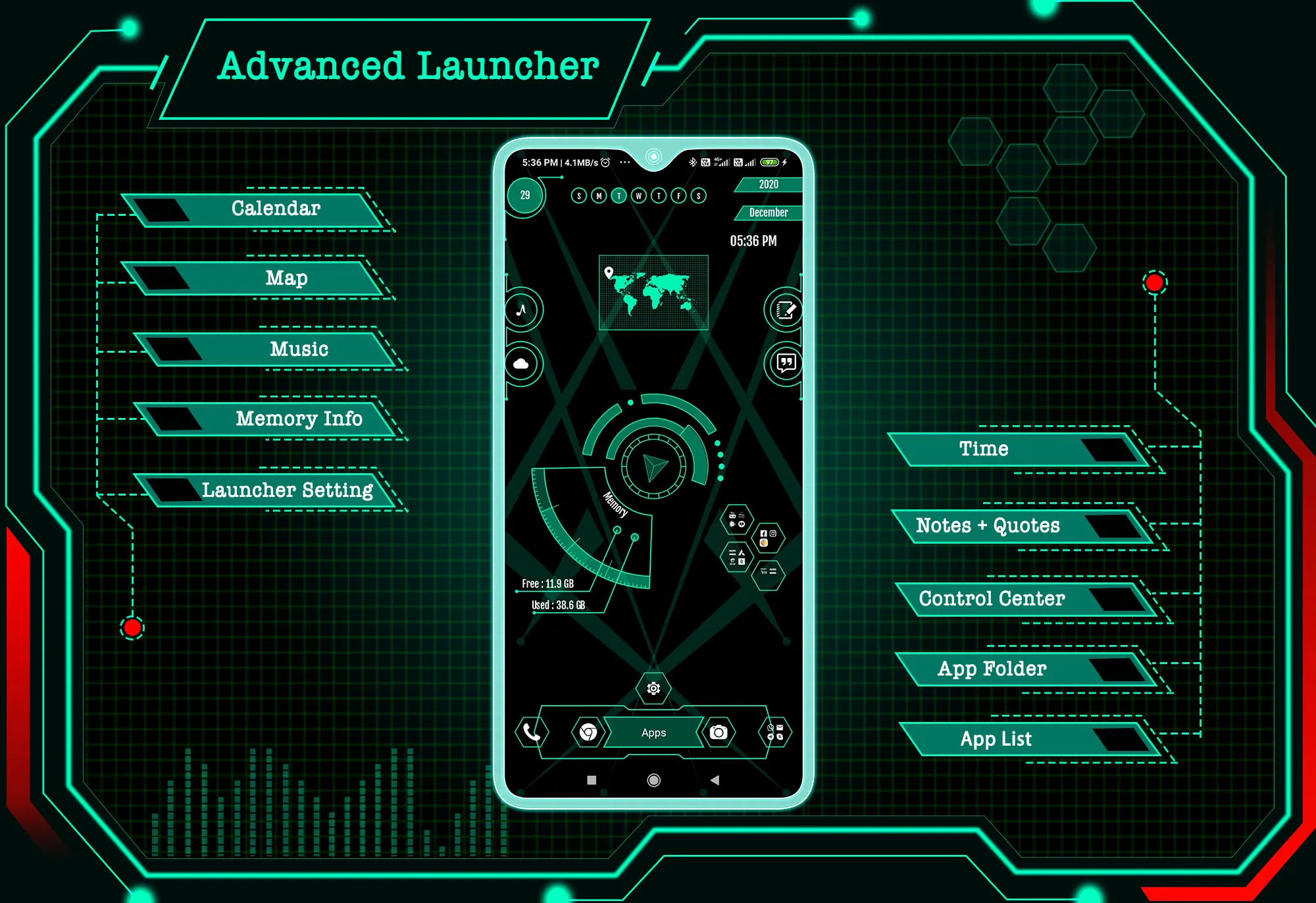 Advanced Launcher - Applock | Indus Appstore | Screenshot