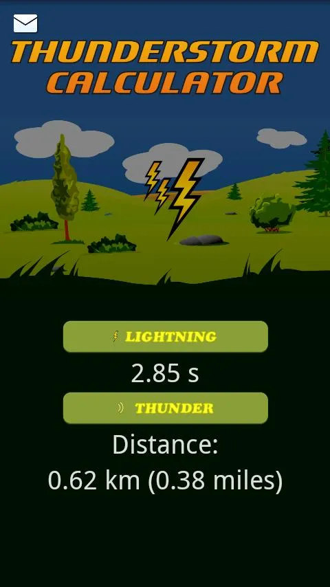 Thunderstorm calculator | Indus Appstore | Screenshot