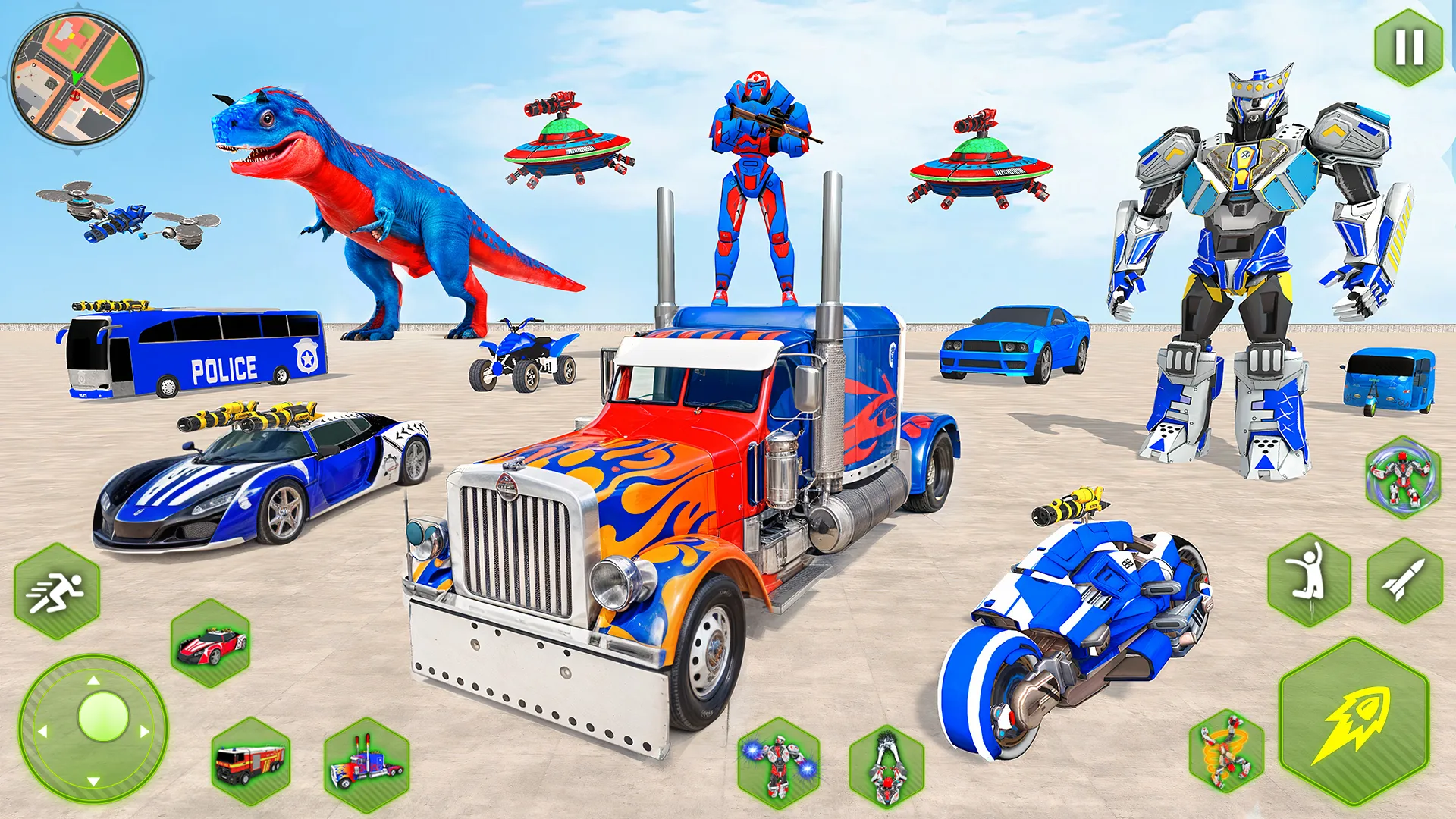 Truck Game - Car Robot Games | Indus Appstore | Screenshot