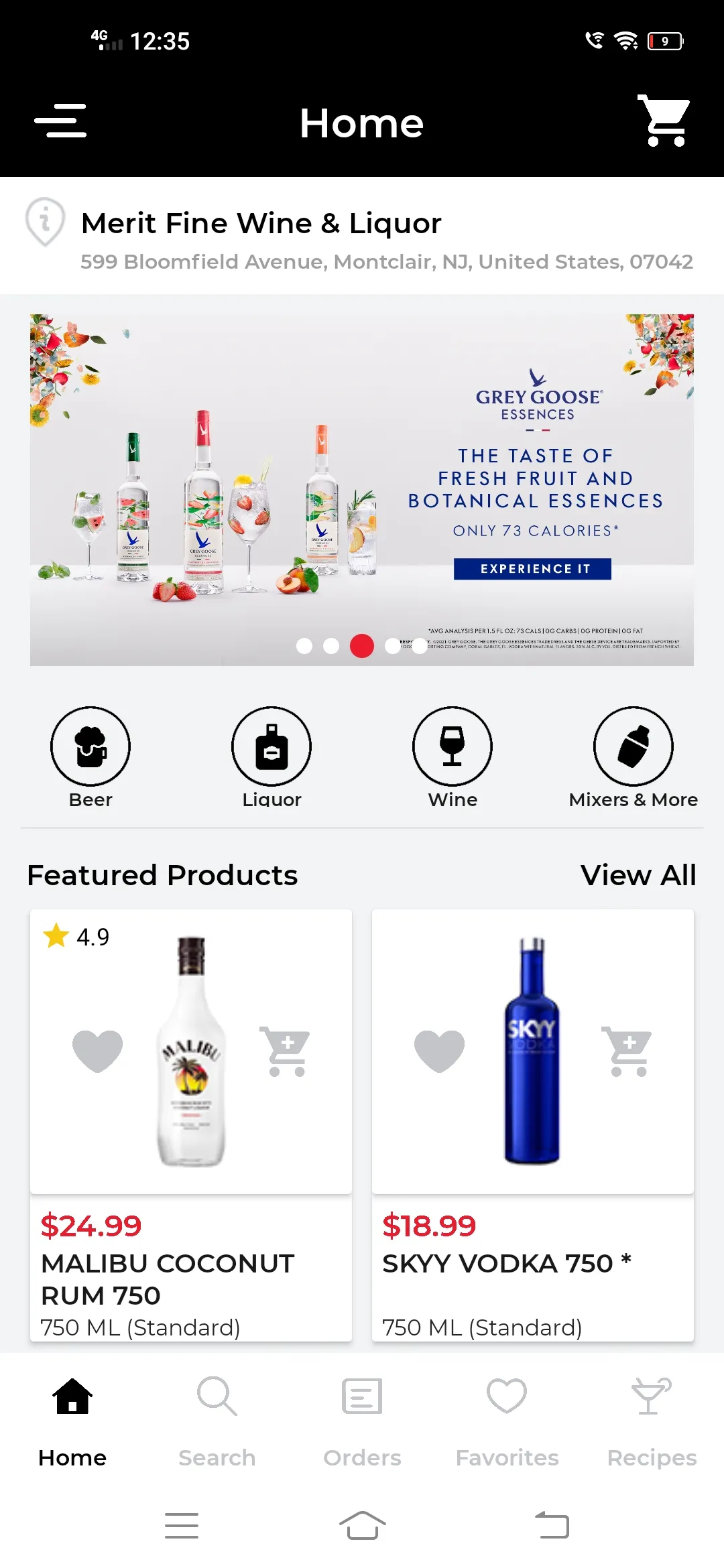 Merit Fine Wines & Liquor | Indus Appstore | Screenshot