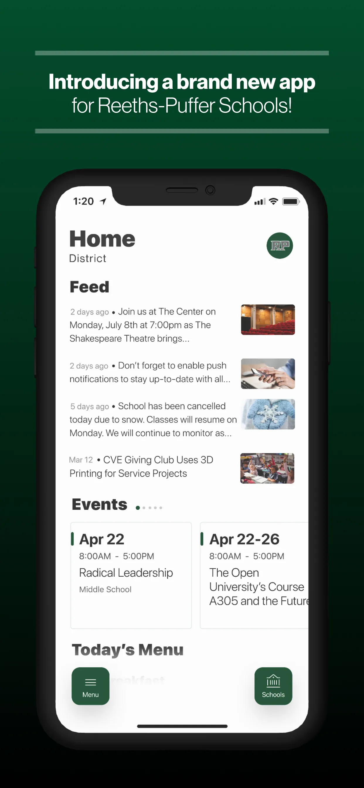 Reeths-Puffer Schools, MI | Indus Appstore | Screenshot