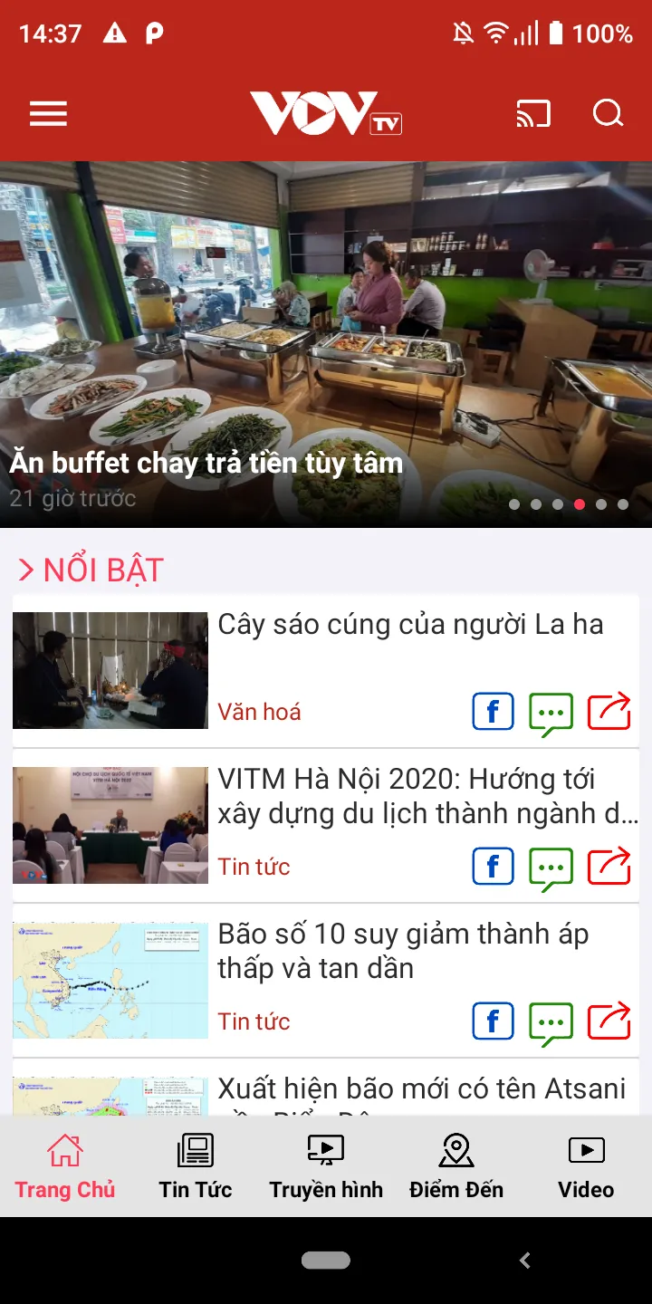 VOVTV | Indus Appstore | Screenshot