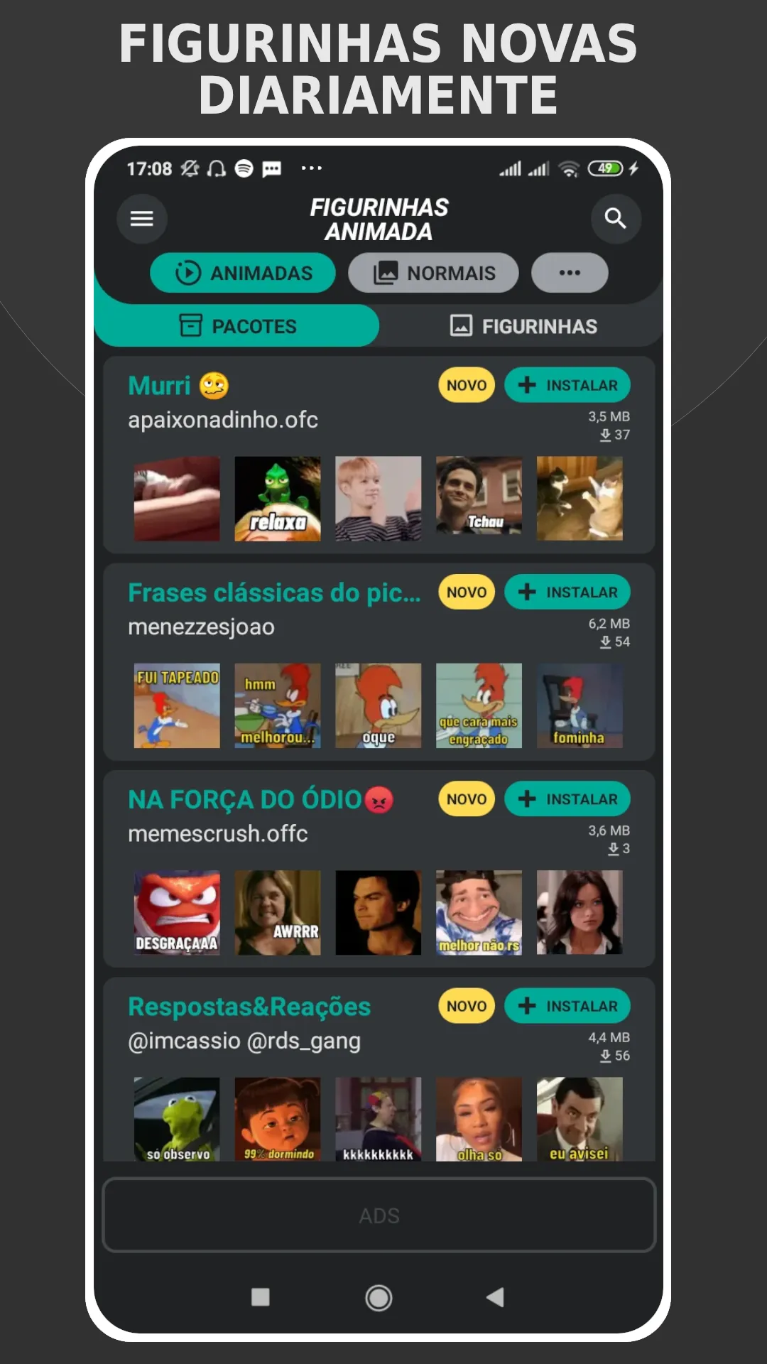 Figurinhas Animadas Para Whats | Indus Appstore | Screenshot