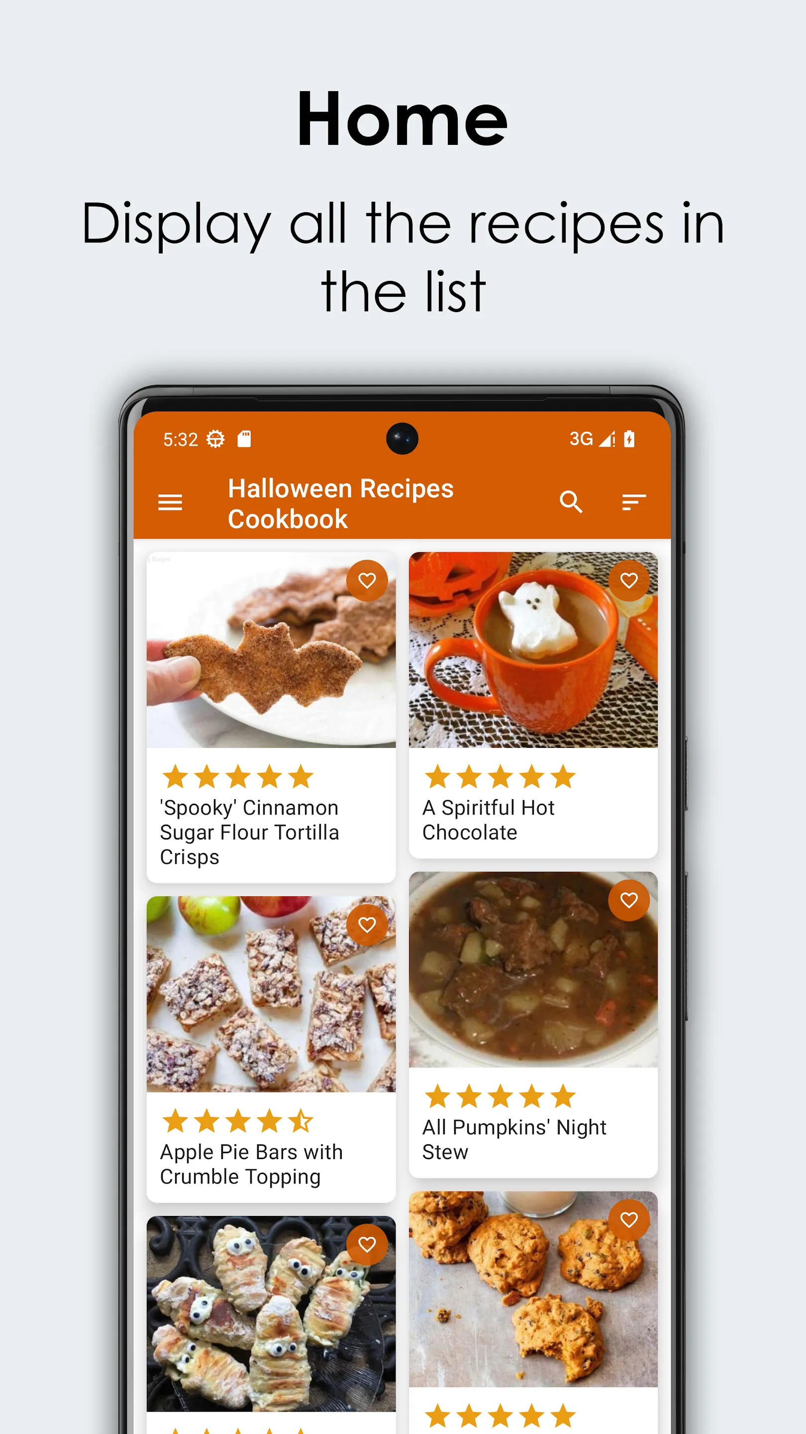 Halloween Recipes Cookbook | Indus Appstore | Screenshot