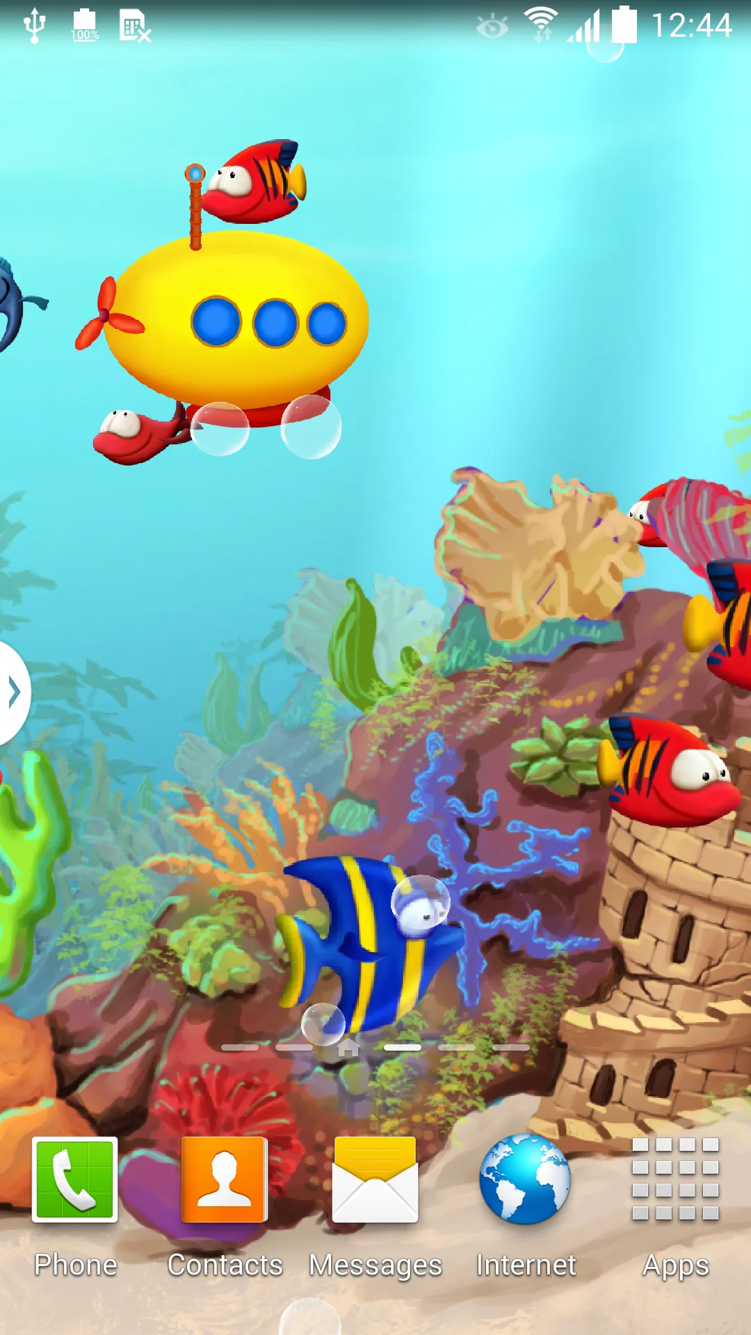 Aquarium Live Wallpaper | Indus Appstore | Screenshot