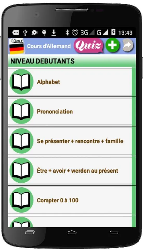 Cours d’Allemand | Indus Appstore | Screenshot