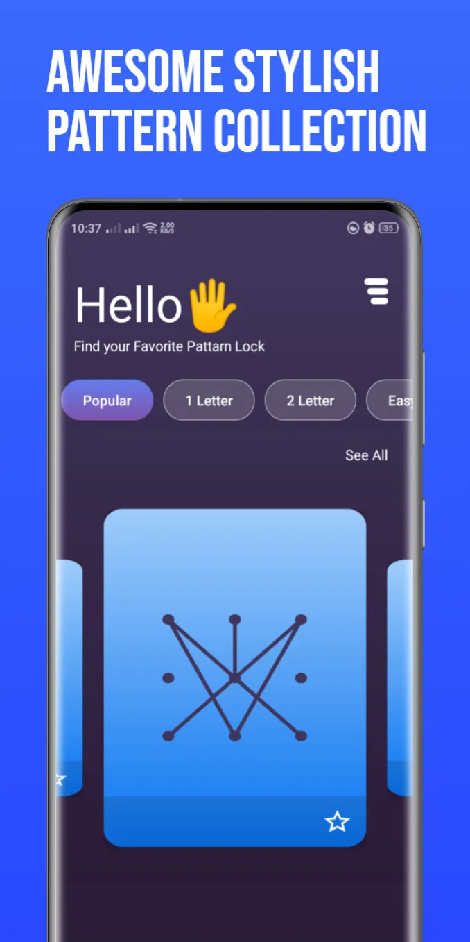 Stylish Pattern Lock maker | Indus Appstore | Screenshot