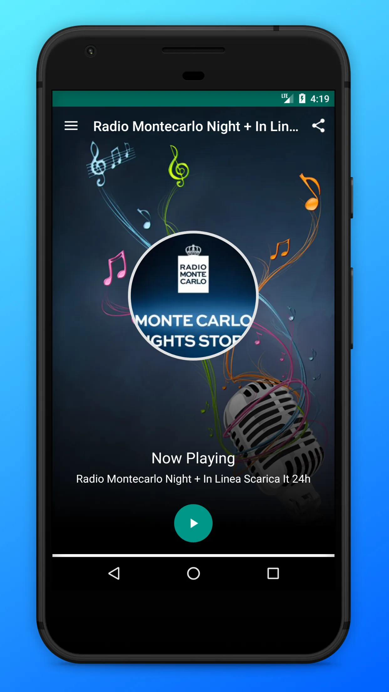 Radio Montecarlo Night App IT | Indus Appstore | Screenshot