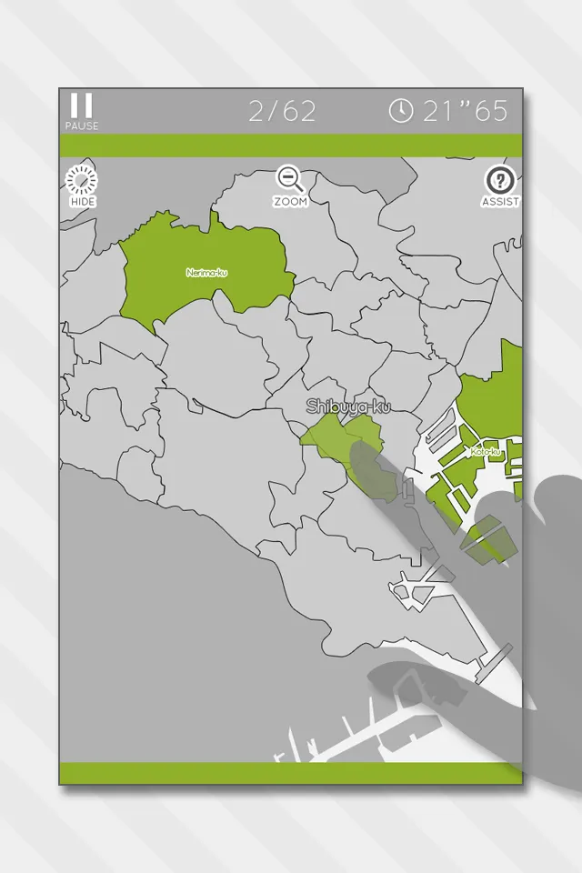 E. Learning Tokyo Map Puzzle | Indus Appstore | Screenshot