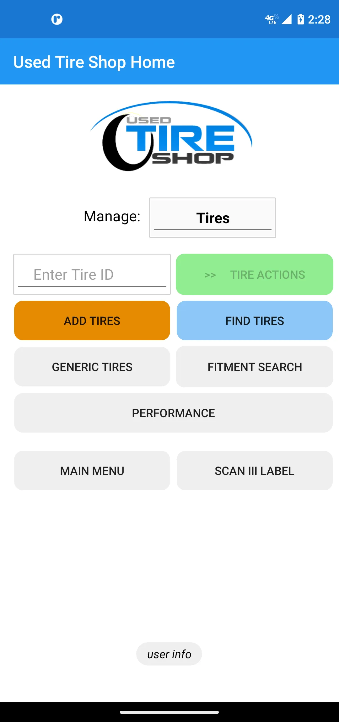 Used Tire Shop Inventory | Indus Appstore | Screenshot