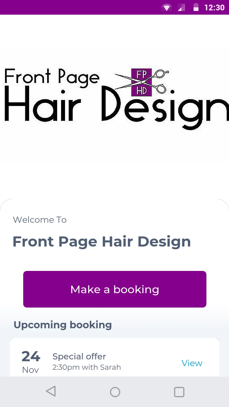 Front Page Hair Design | Indus Appstore | Screenshot