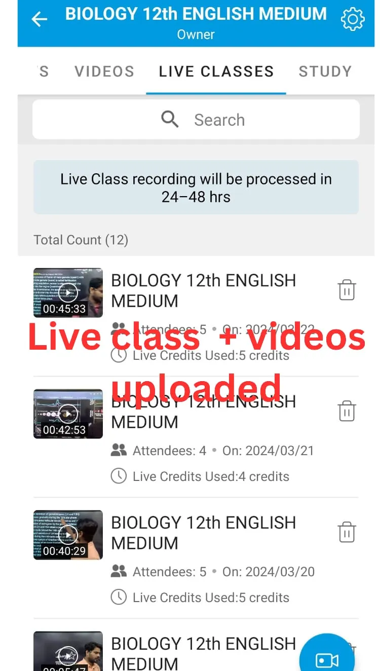 Arya Biology classes | Indus Appstore | Screenshot