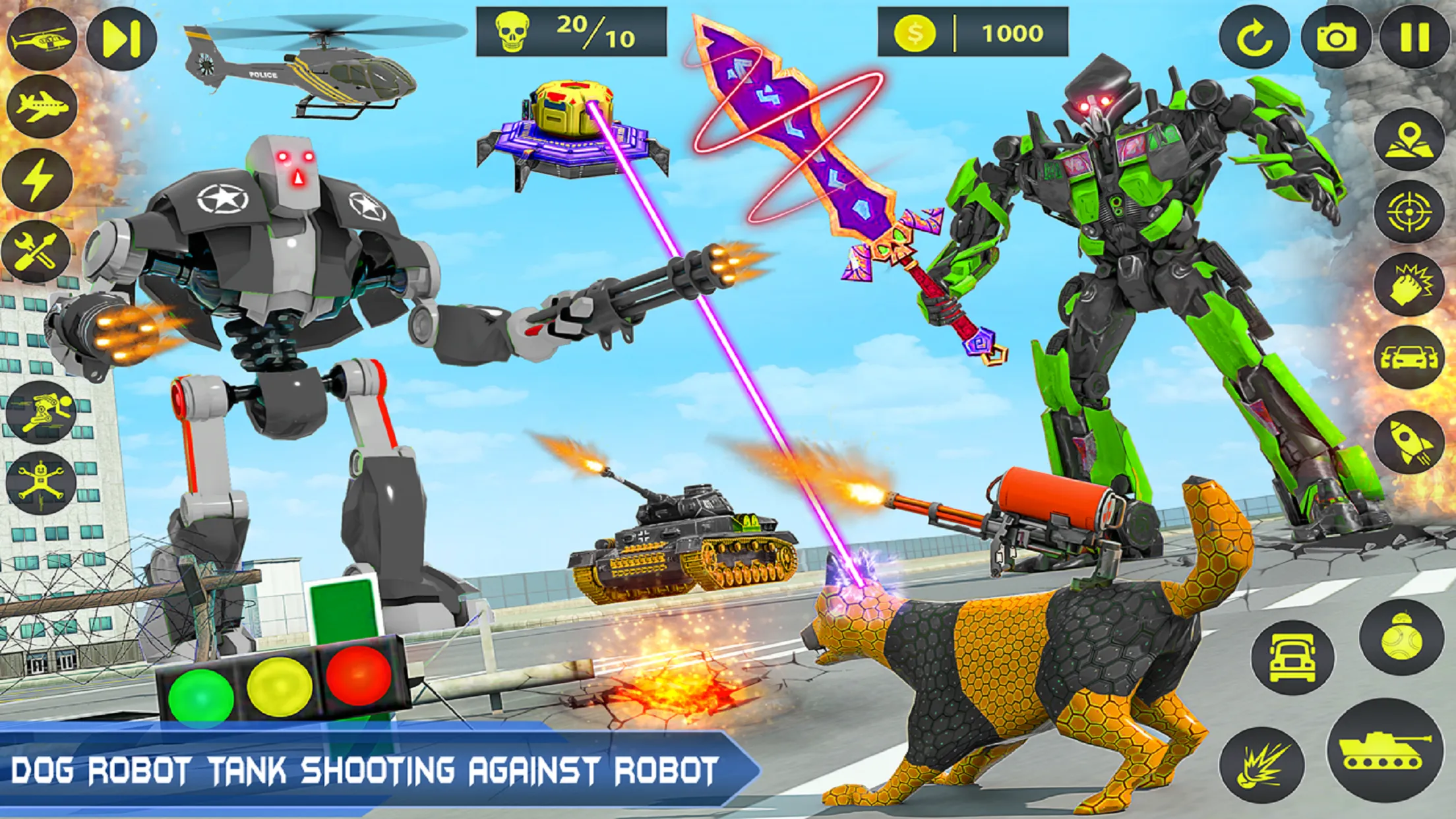 Army Tank Robot Car Games: | Indus Appstore | Screenshot