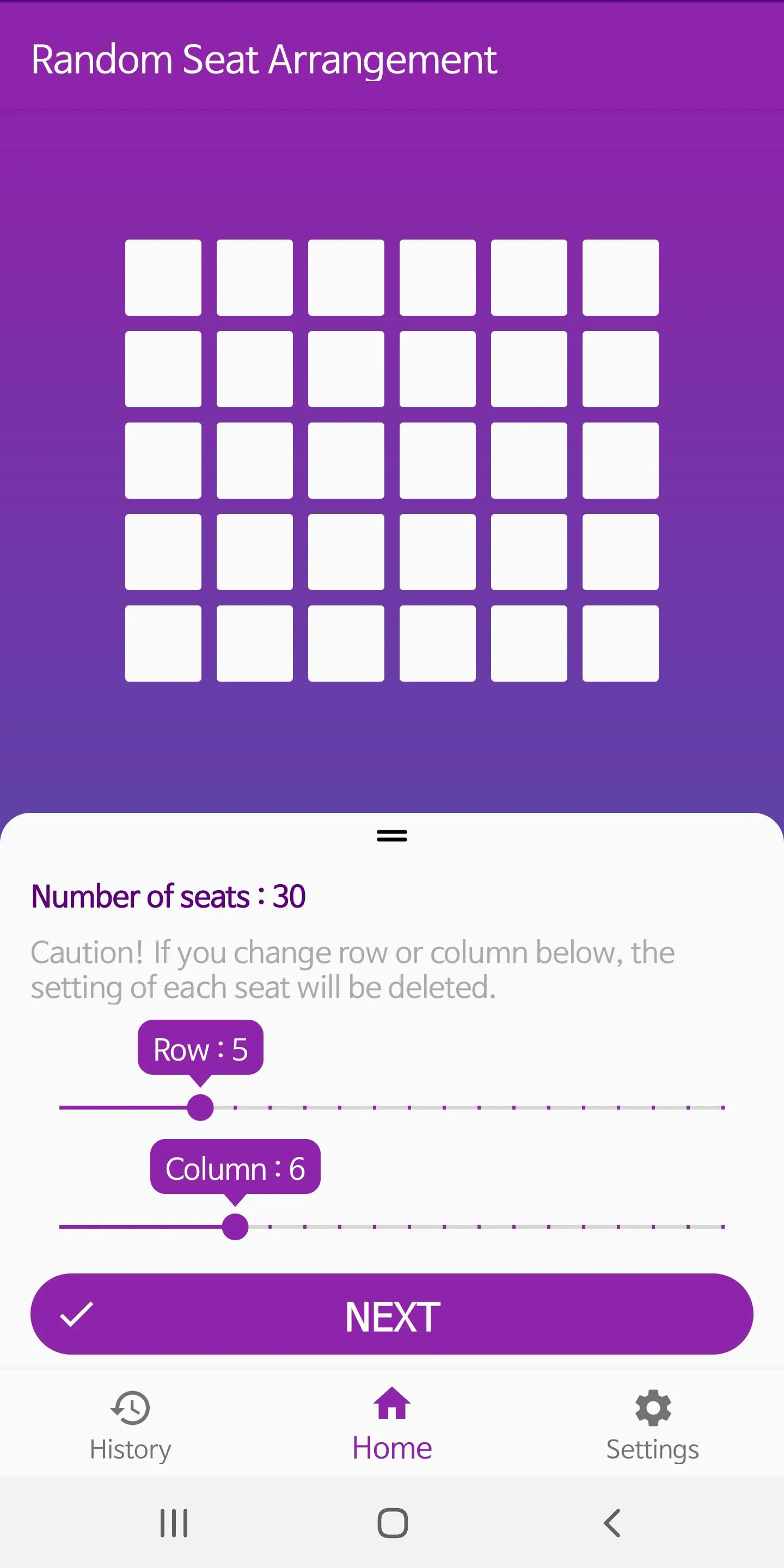 Random Seat Arrangement | Indus Appstore | Screenshot