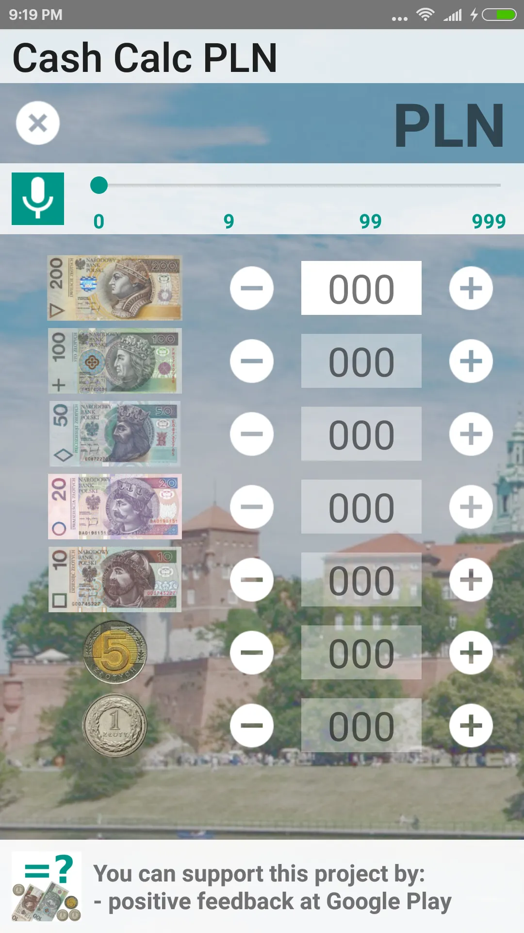 PLN cash calc | Indus Appstore | Screenshot