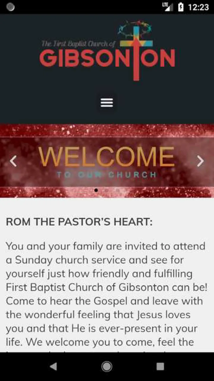 First Baptist Church Gibsonton | Indus Appstore | Screenshot