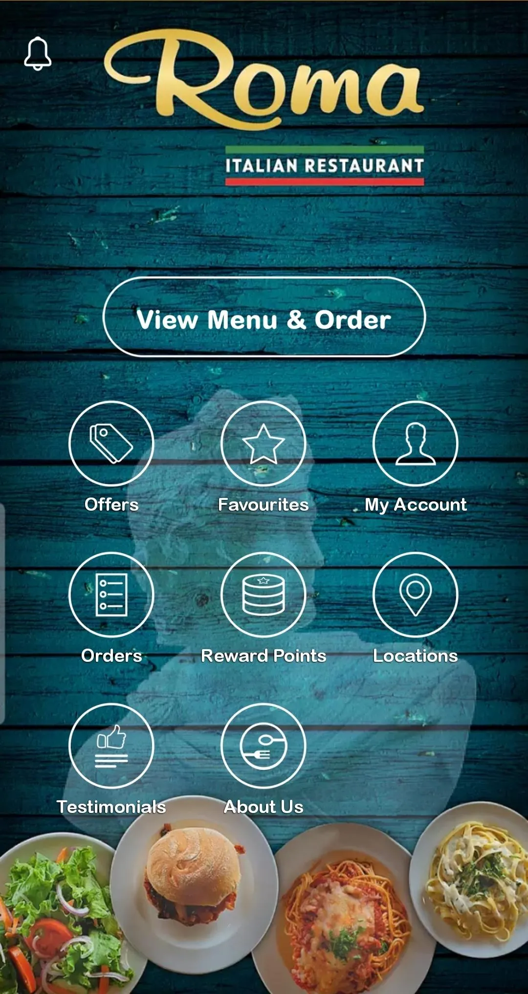 Roma Italian Restaurant | Indus Appstore | Screenshot