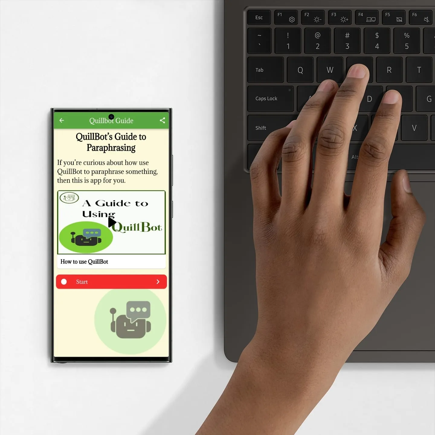 Paraphrasing Tool Guide | Indus Appstore | Screenshot