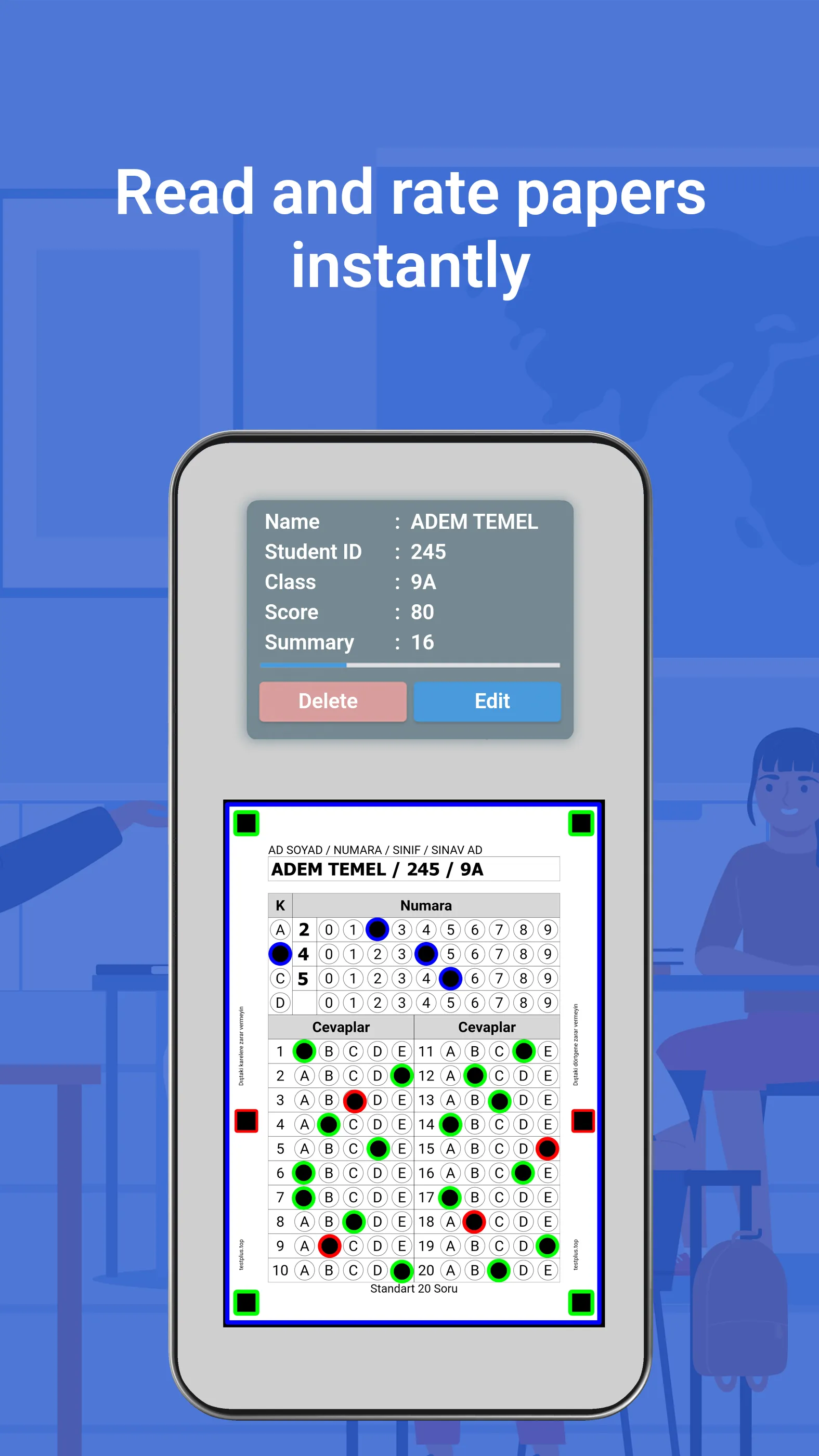 Test Plus - Paper Grading | Indus Appstore | Screenshot