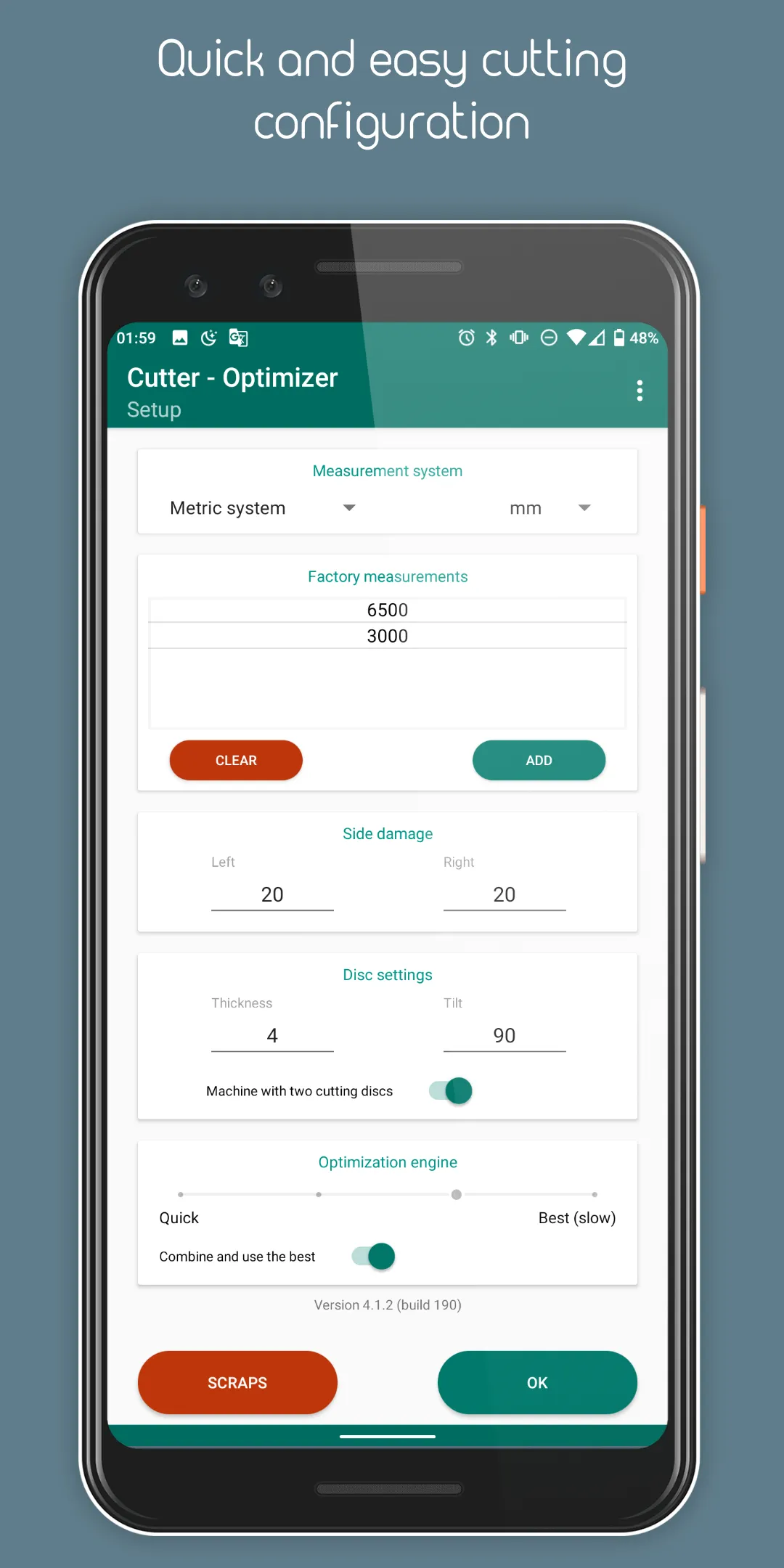 Cutter - Cutting optimizer | Indus Appstore | Screenshot