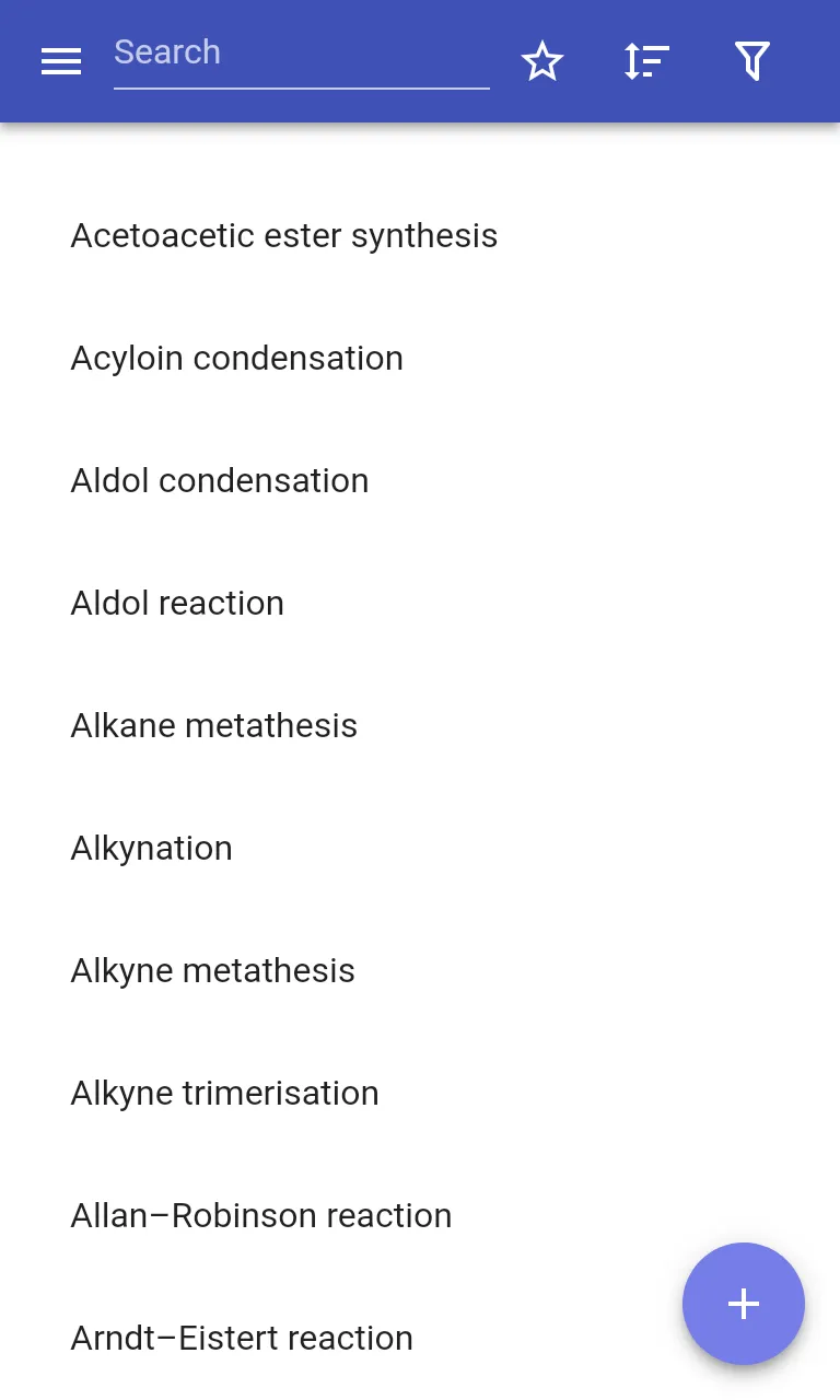 Organic reactions | Indus Appstore | Screenshot