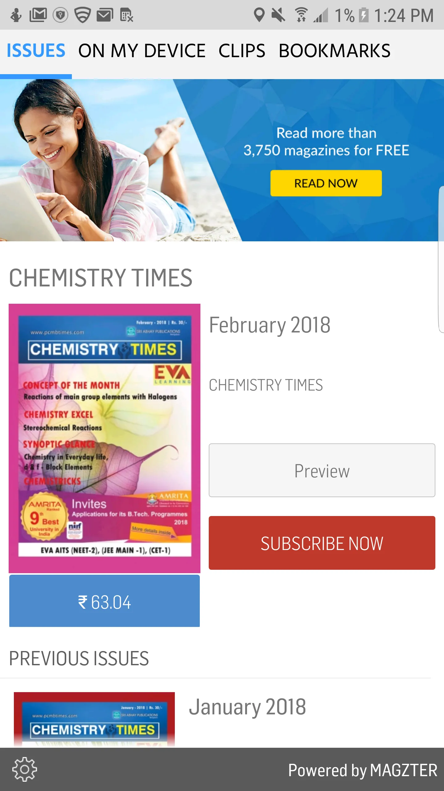 Chemistry Times | Indus Appstore | Screenshot