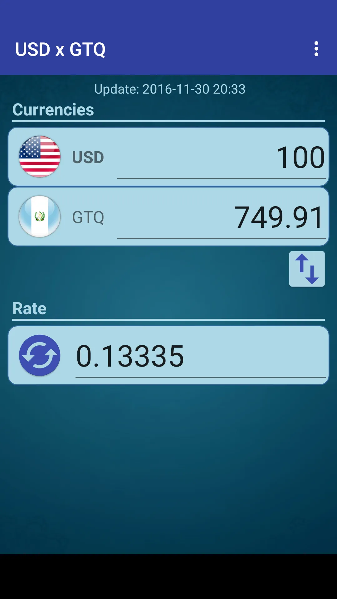 US Dollar x Guatemalan Quetzal | Indus Appstore | Screenshot