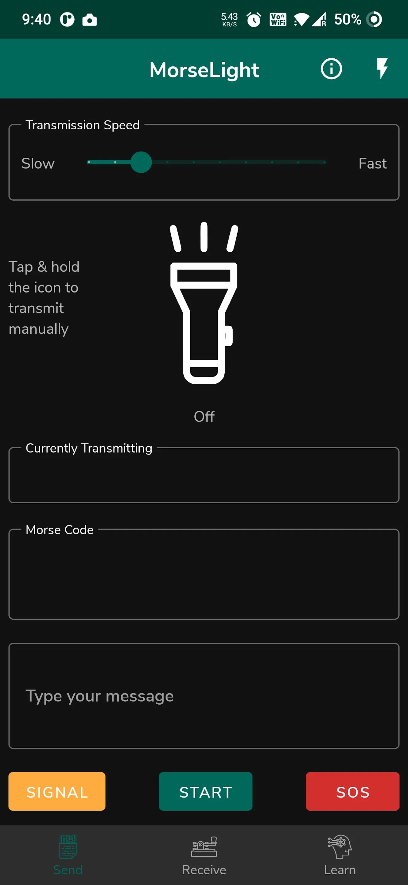 MorseLight - Learn Morse Code  | Indus Appstore | Screenshot