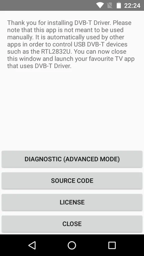 DVB-T Driver | Indus Appstore | Screenshot