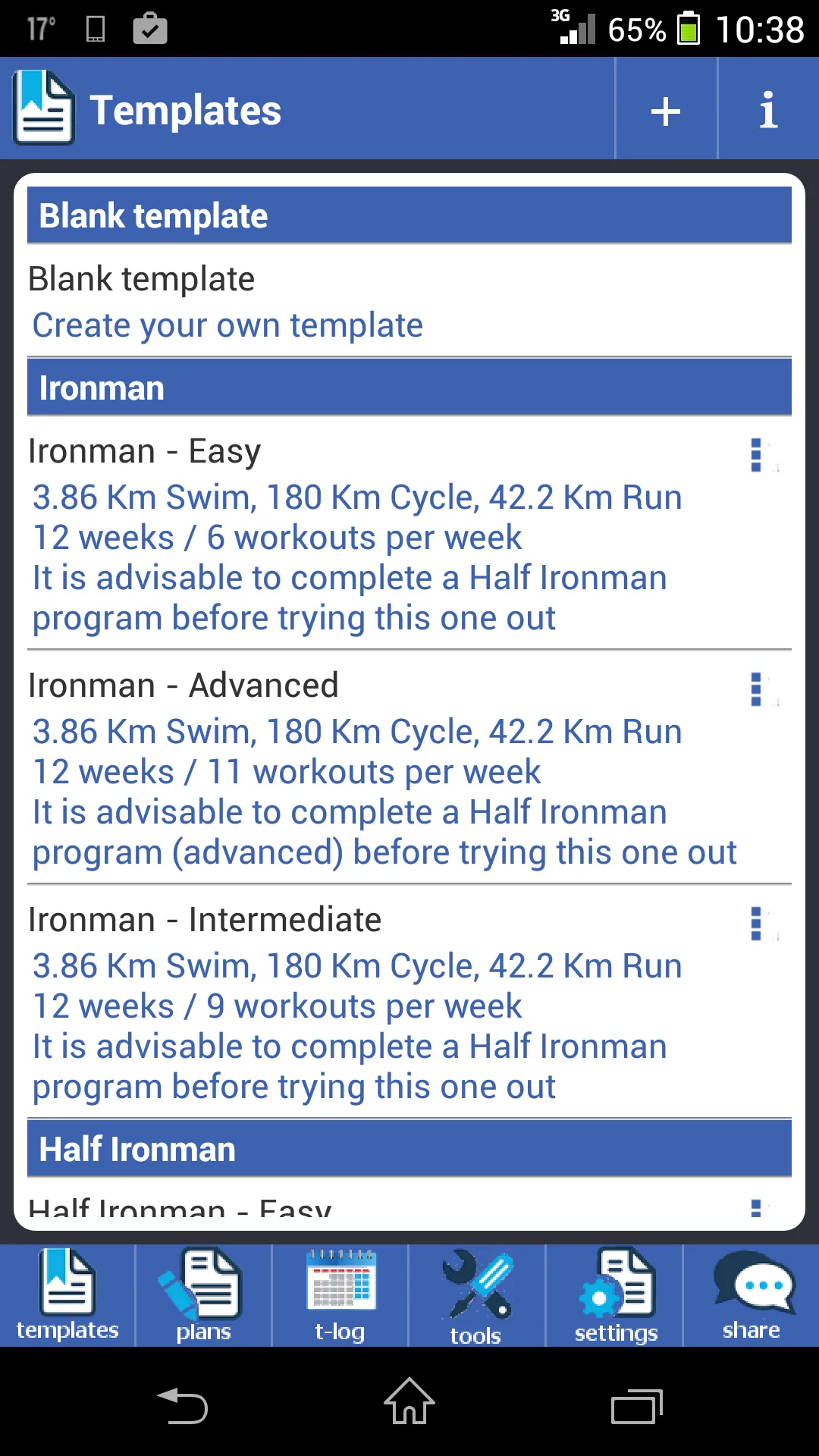 Megathlon : triathlon training | Indus Appstore | Screenshot